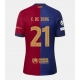 Barcelona Frenkie de Jong #21 Replike Domaci Dres 2024-25 Kratak Rukav